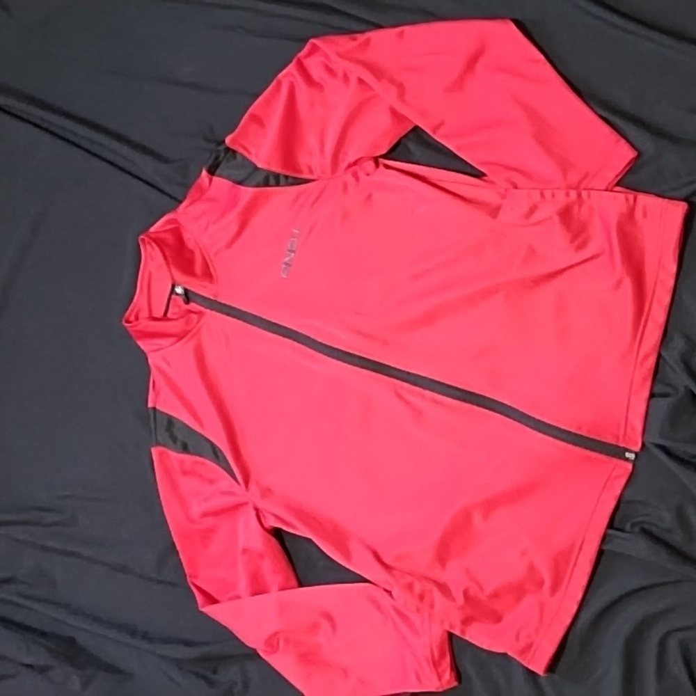 And1 red warmup jacket. Men's L